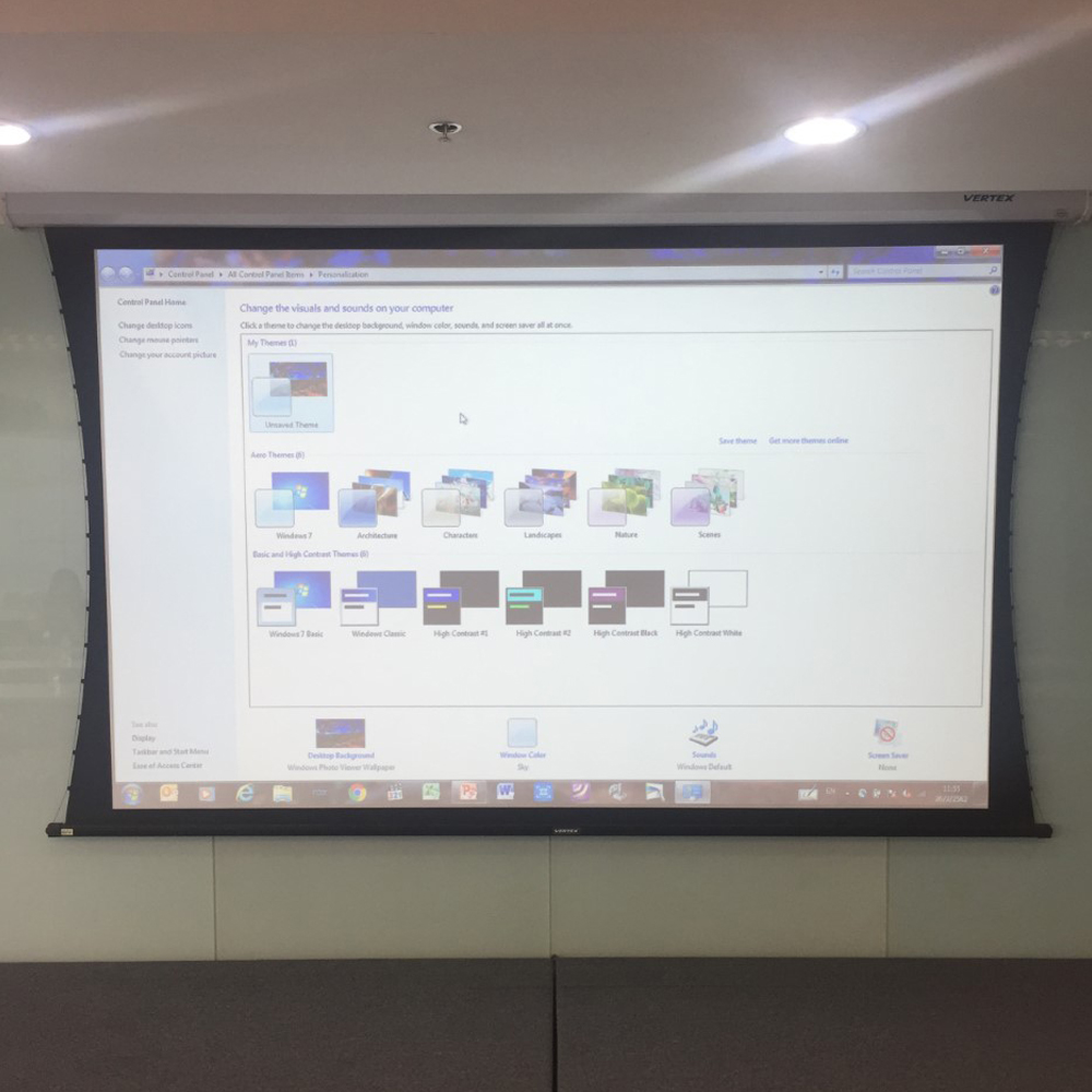 Vertex Tab Tension Motor 150" 4:3 รูปที่ 4